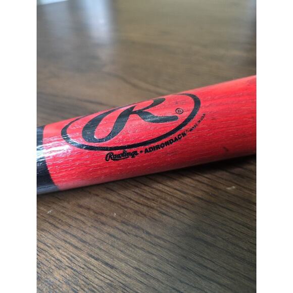 Rawlings Adirondack 302F Wood Bat Big Stick Carlton Pudge Fisk 33 Inch Flame Trt - Picture 7 of 16